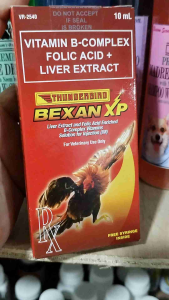 Thunderbird Bexan XP Vitamin B-Complex Folic Acid + Liver Extract 10 mL Veterinary Use Only