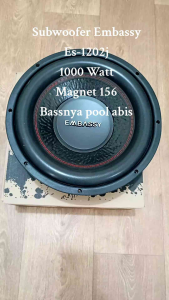 Subwoofer Embassy ES 1202j 1000W (12")
