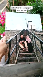 PROMO CETAK FOTO UKRAN 40X30 SUDAH DI BINGKAI TERLARIS