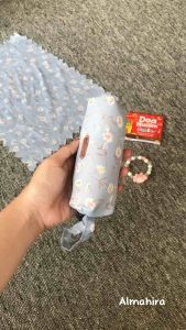 ALMAHIRA - Mukena Anak Travelling Mini Parasut Korea ALEA Laser Cut