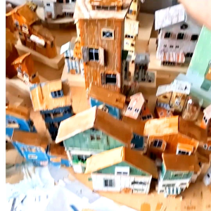 โมเดลบ้านไม้ DIY งานแฮนด์เมด  (ขนาดตั้งโชว์)