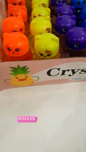 Mainan Slime Jelly Karakter Warna Pelangi/Mainan Slime Anak