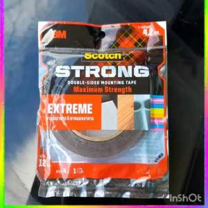 3M Scotch เทป กาวสองหน้า แรงยึดติดสูง EXTREME (1 ม้วน)