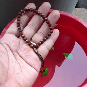 gelang tasbih 33 kayu kaoka jaminan asli tenggelam di air