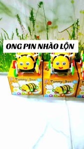 Bình Chánh shop 💖 Đồ chơi trẻ em 👉 Ong nhào lộn chạy bằng pin khi gặp vật cản sẽ tự chuyển hướng  nhào lộn trông vui mắt cho bé 2-5 tuổi