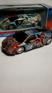 Mobil remot sedan motif batik skala 1:20 | Mainan mobil remot