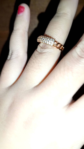 cincin emas kadar ringan 3gram sudah termasuk surat