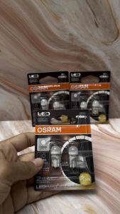 Osram Lampu Senja Motor Mobil Putih LED T10 w5w 2825dw 12v 1w lampu senja plat interior kabin mobil motor warna putih led