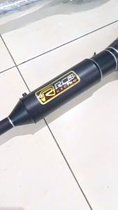 Knalpot RX KING Kolong Hitam Belang Merk RCB PDK KDX R9
