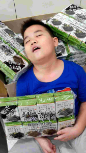 Rong biển ăn liền Hàn Quốc. Bịch 16 gói