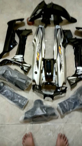 COVER BODY FULLSET BODI HALUS KASAR FIZ R F1Z R MILENIUM HITAM