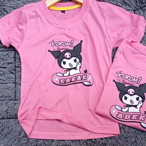 Baju Koas KUROMI / VIRAL / COD / Atasan Anak Laki Dan Perempuan Umur 1-12 th