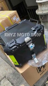 HNJ TOP BOX 3x ABS Plastik Metal Baseplate W/Backrest 45L
