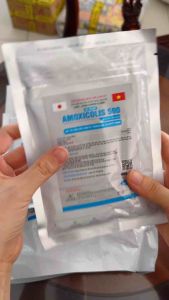 AC Plus Xanh (100g) Amox 50% trị tiêu chảy viêm ruột hoại tử thương hàn trên gà vịt heo gia cầm