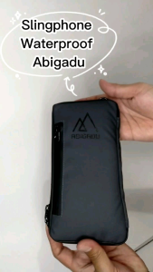 Abigadu Slingphone Waterproof Outdoor Pria Wanita Premium Multifungsi Tas Selempang Kanvas Cewek Cowok Berkualitas Korean Style Simpel Tempat Hp Remaja Terbaru Waistbag Travel Pouch Laki Laki Gantungan Leher Keren Remaja Hanging Wallet Kekinian