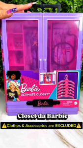 Authentic Mattel Barbie Fashionistas Ultimate Closet Accessory Wardrobe (CLOTHES & ACCESSORIES are NOT INCLUDED)