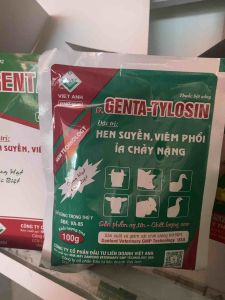 GENTA TYLOSIN 100g Viavet Hen suyễn tiêu chảy vật nuôi