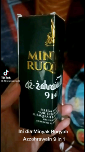 Minyak Ruqyah Azzahrawain Oil 9In1 Sudah Di Ruqyah Khusus Surat Al Baqarah dan Ali Imran