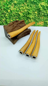 Padutan Once pipa kayu kelor emas model S 12cm D18