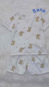 Benebaby SETชุดลายหมีเทดดี้ ชุดเด็กอ่อน ชุดเด็กทารก เด็กแรกเกิด COTTON
