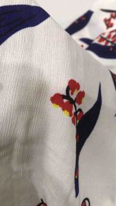 Vải voan gân hoa mềm rũ dày vừa (khổ 1m5)may đầm váyáo dài áo kiểu