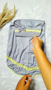 Kerudung Anak Usia 3 4 5 6 Tahun Jilbab Pita dan Renda Hijab TK PAUD