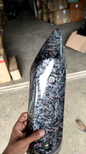 Forged pink tutup knalpot fazzio