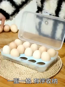 BOX PENYIMPANAN TELUR 15 BUTIR ANTI PECAH MURAH TERBARU