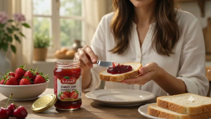ALSAADAH Strawberry Jam 450g | Made with Real Strawberries | Premium Quality | Product of Egypt