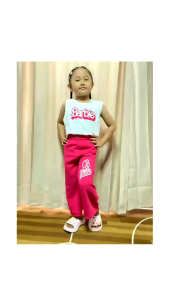 Celana Anak Perempuan Kulot Barbie Crinkle 1-13 Tahun Bawahan Terbaru Lucu Cantik