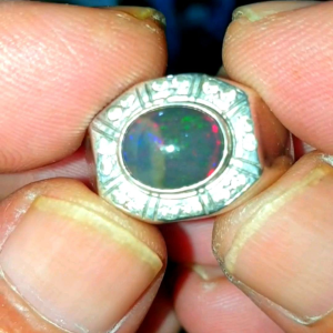 cincin perak batu kalimaya banten