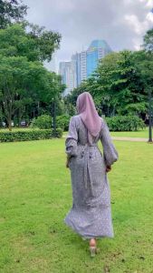 DANIA FLORAL KOREAN DRESS FISHTALL DRESS KOREA DRES BUSUI DRESS BUNGA