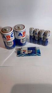 Paket Baterai Abc Besar AA dan AAA (R20 isi 2 pcs+R6 isi 4 pcs+AAA isi 2 pcs) isi 8