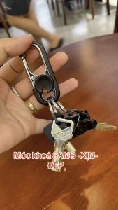 Móc khoá xe máy ô tô đẹp có chốt móc đĩa quần cao cấp thời trang lịch lãm