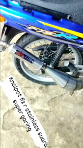 Knalpot Fiz R Standar Racing Full Stainless Suara Garing Kemrincing YY