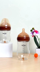 Sakumini Botol Susu Kaca Bayi Anak Anti Kolik Tahan Suhu Milk Feeding Bottle Glass Baby Bottle Newborn