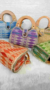 Tas tangan wanita hand bags/ totebag wanita/ tas wanita/tas pesta gagang kayu