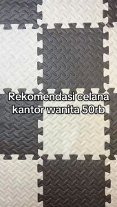 Celana Formal Kerja Kantor Wanita Bahan Dasar Kain