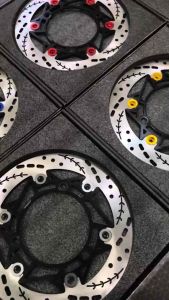 HYPERTECH NVX155 NMAX155 V1 V2 V3 FR FLOATING FRONT DISC PLATE 260MM NVX AEROX NMAX TULANG IKAN DISK DEPAN PIRING PURPLE GOLD DISC BRAKE 2025 NVX NMAX