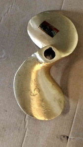 Besi Kuningan Asli & Kipas Perahu Baling Perahu No 9 As 19mm