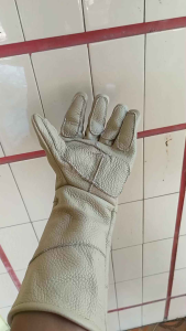 Sarung Tangan Kerja Kulit Tahan Duri & Tahan Panas