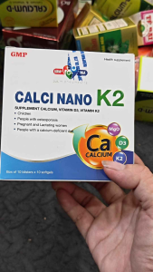 VIÊN UỐNG HỖ TRỢ XƯƠNG KHỚP CALCI NANO K2 HỘP 100 VIÊN