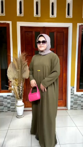 (TERMURAH SESOPE) SEMI ABAYA TURKI BASIC POLOS