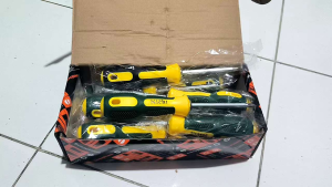 NICHI OBENG BOLAK BALIK 2 WAY OBENG PLUS MINUS (OBB-B6) BAGUS PREMIUM