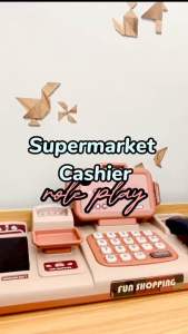 BabyBoss 25pcs Supermarket Cashier Simulation Role Play Kid Toy Mainan Juruwang