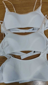 AVON BEGINNERS PENNY NONWIRE WHITE COLOR Bra 3pcs
