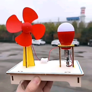 Scientific experiment wind turbine student science and technology small production childrens creative invention handmade diy material package科学实验风力发电机学生科技小制作儿 童创意发明手工diy