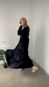 JUMBO /GAMIS JESICA/GAMIS POLOS JUMBO/BAJU GAMIS WANITA TERBARU 2023 BAHAN RAYON PREMIUM HITAM ARMY COKSU