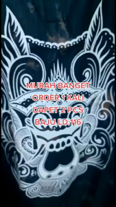 Paket 2 Pcs Baju Barong Bali All Size Wanita Dan Pria Santai Nyaman