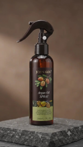 JOHN.KOU Argan Oil Spray 200ml 摩洛哥坚果油护发喷雾 柔顺亮泽 Anti Frizz Smooth Hair Moisturizing Colour Protection 护理干枯毛躁秀发